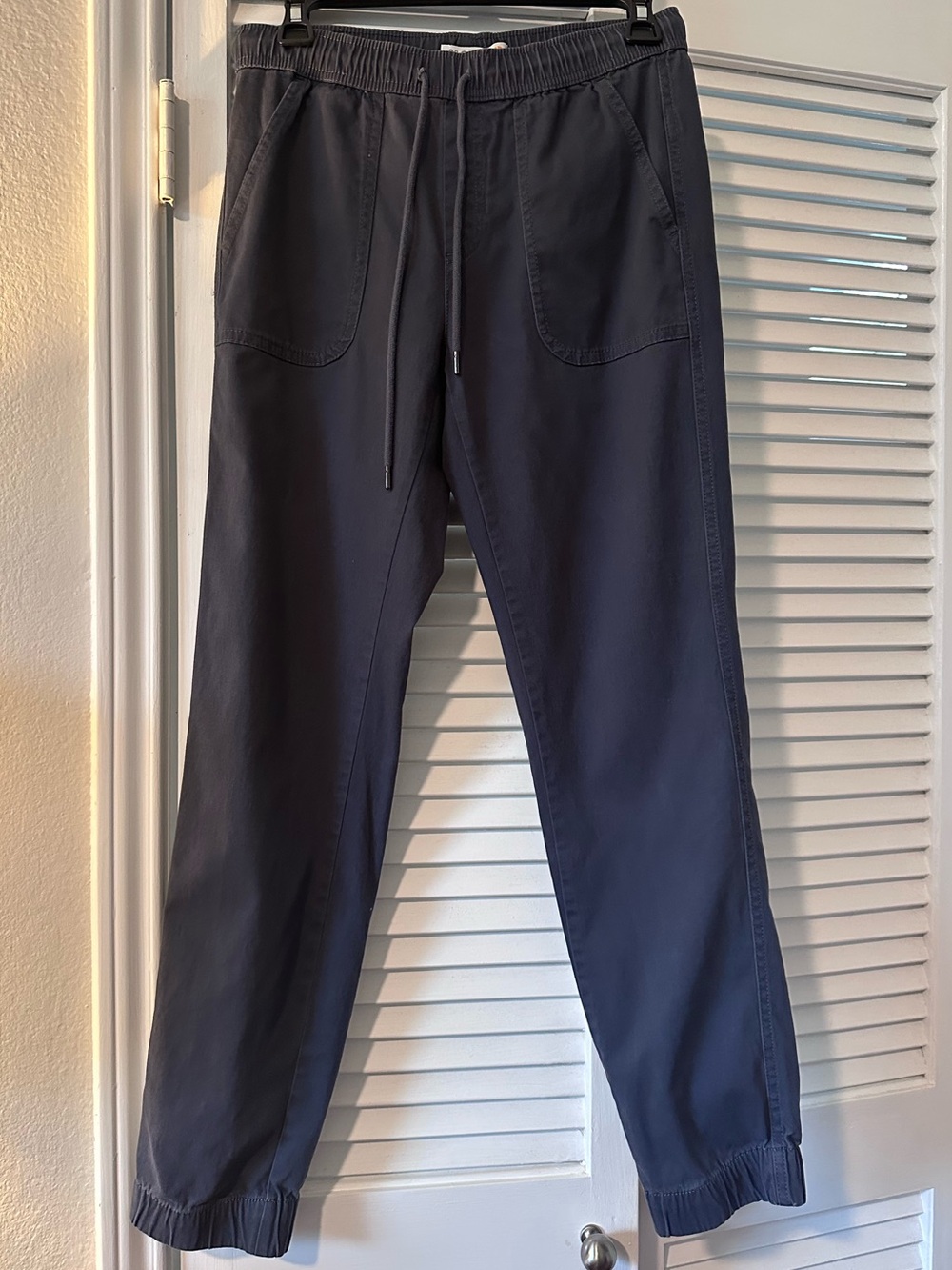 C&C California Size XS Washed Navy Drawstring Joggers